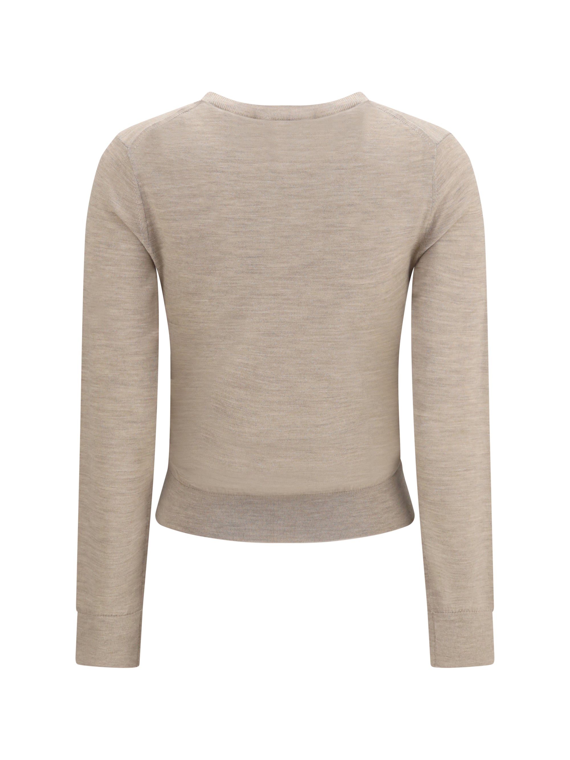 t logo wool sweater