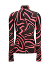 fiammato wool jersey top