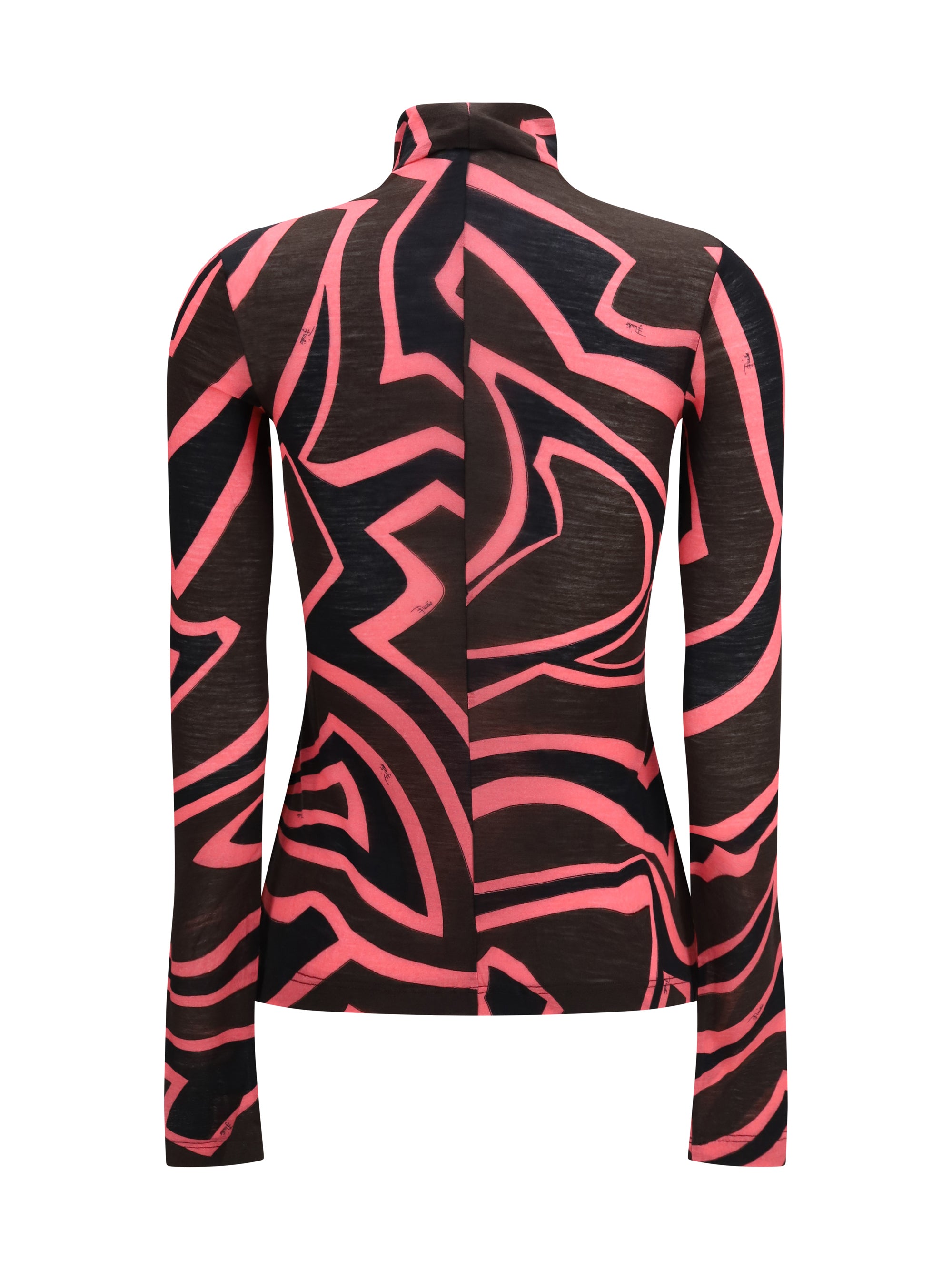 fiammato wool jersey top
