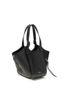 hammock flip leather handbag