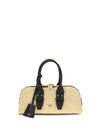 escape horizontal raffia handbag