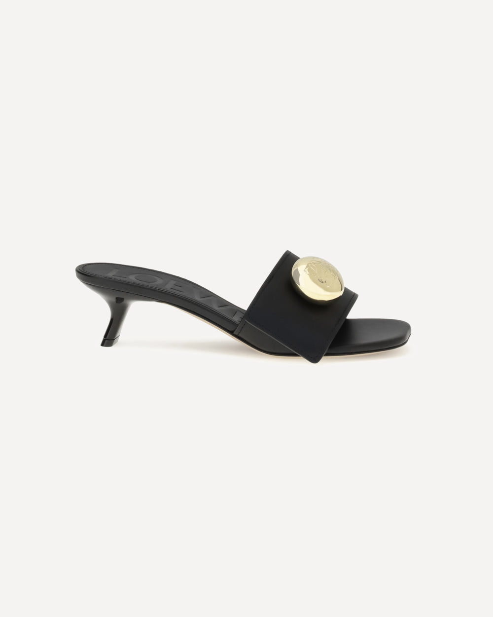 Loewe Pebble Sandals Black