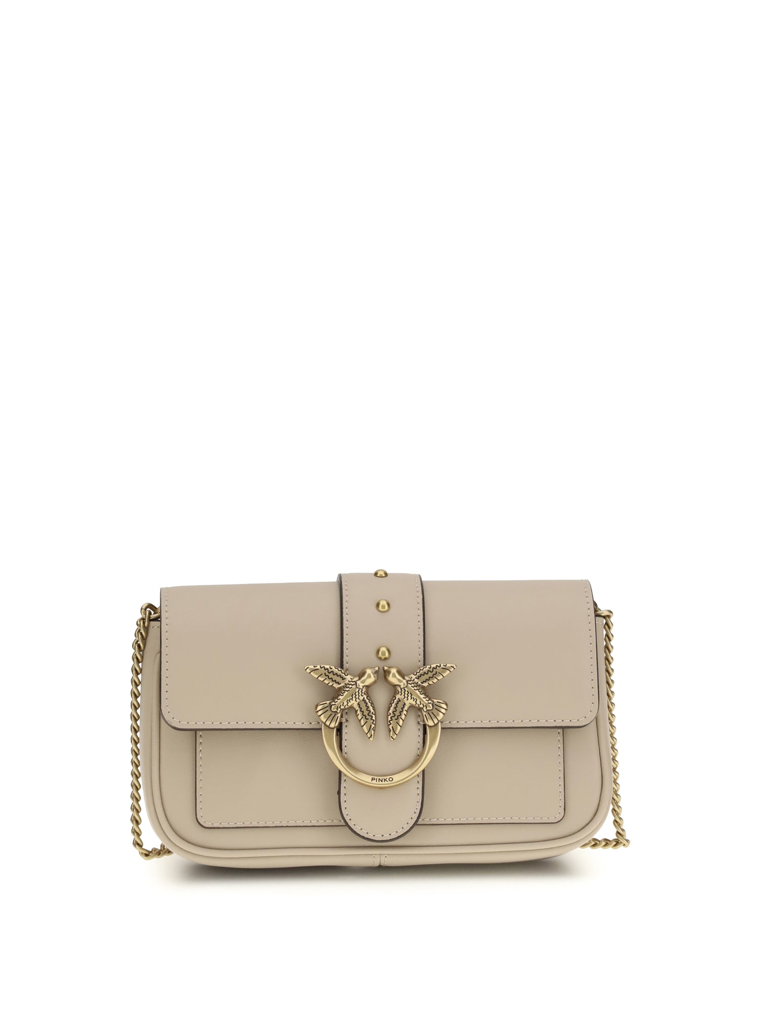 PINKO OS love one shoulder bag