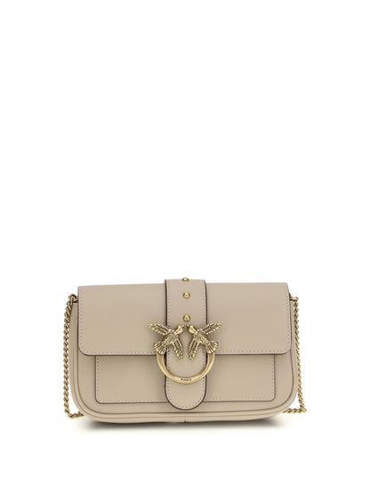 PINKO OS love one shoulder bag