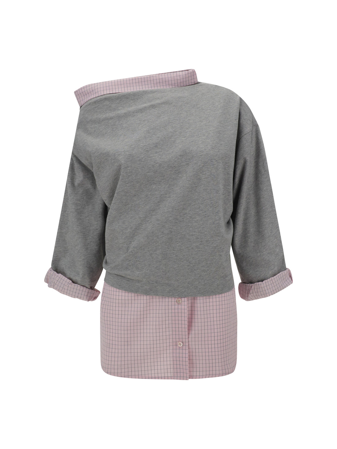 DRIES VAN NOTEN L double-layered top