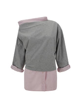 DRIES VAN NOTEN L double-layered top