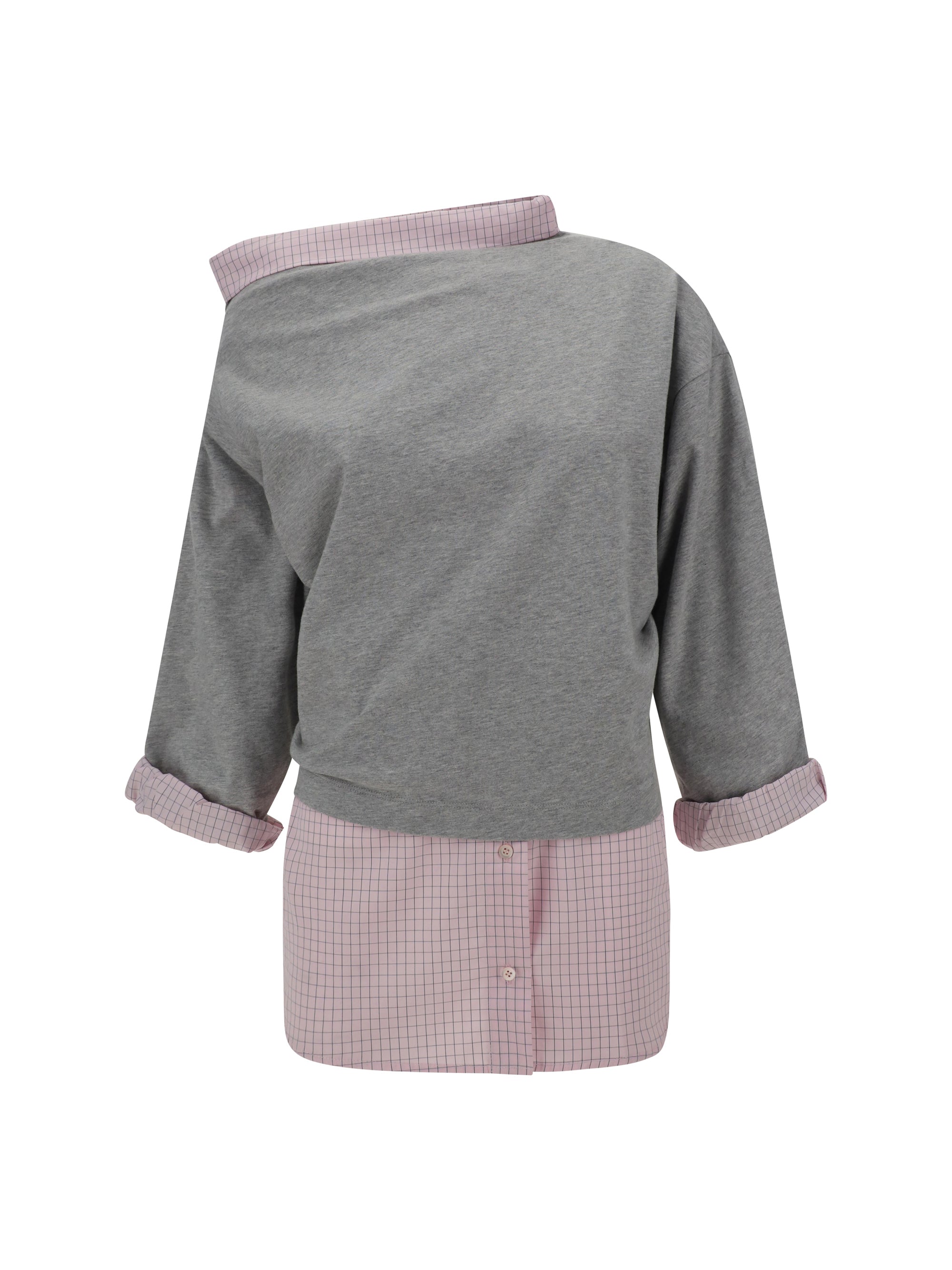 DRIES VAN NOTEN L double-layered top