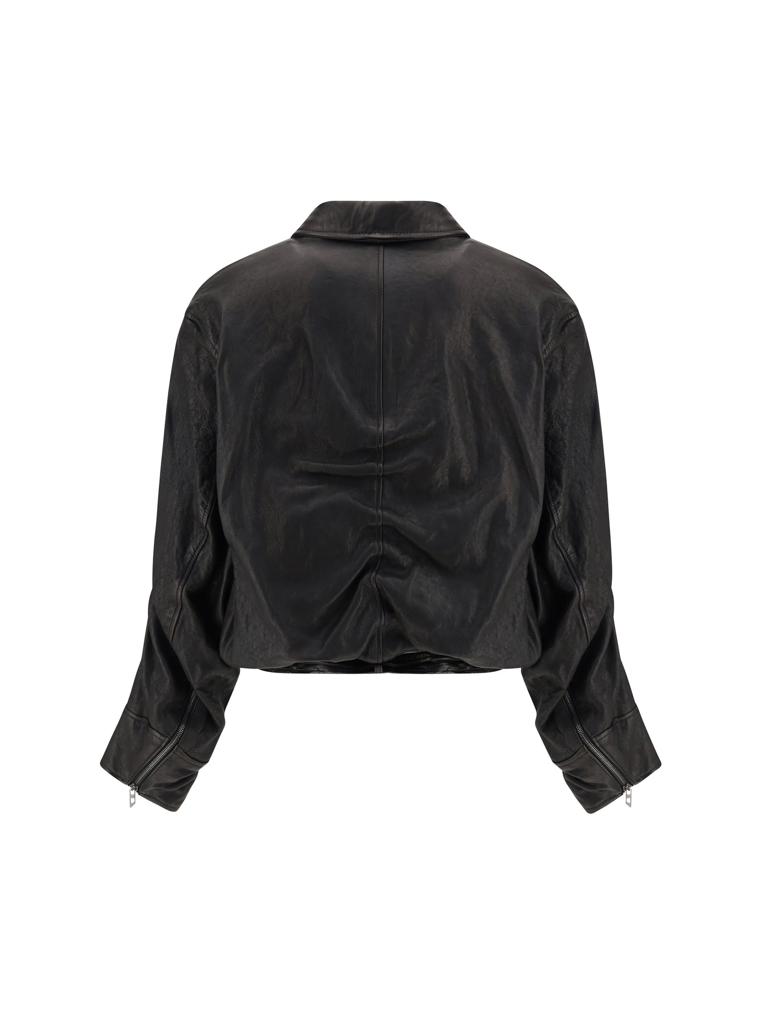 DIESEL 40 cuir-bouilli belted jacket