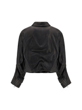 DIESEL 40 cuir-bouilli belted jacket