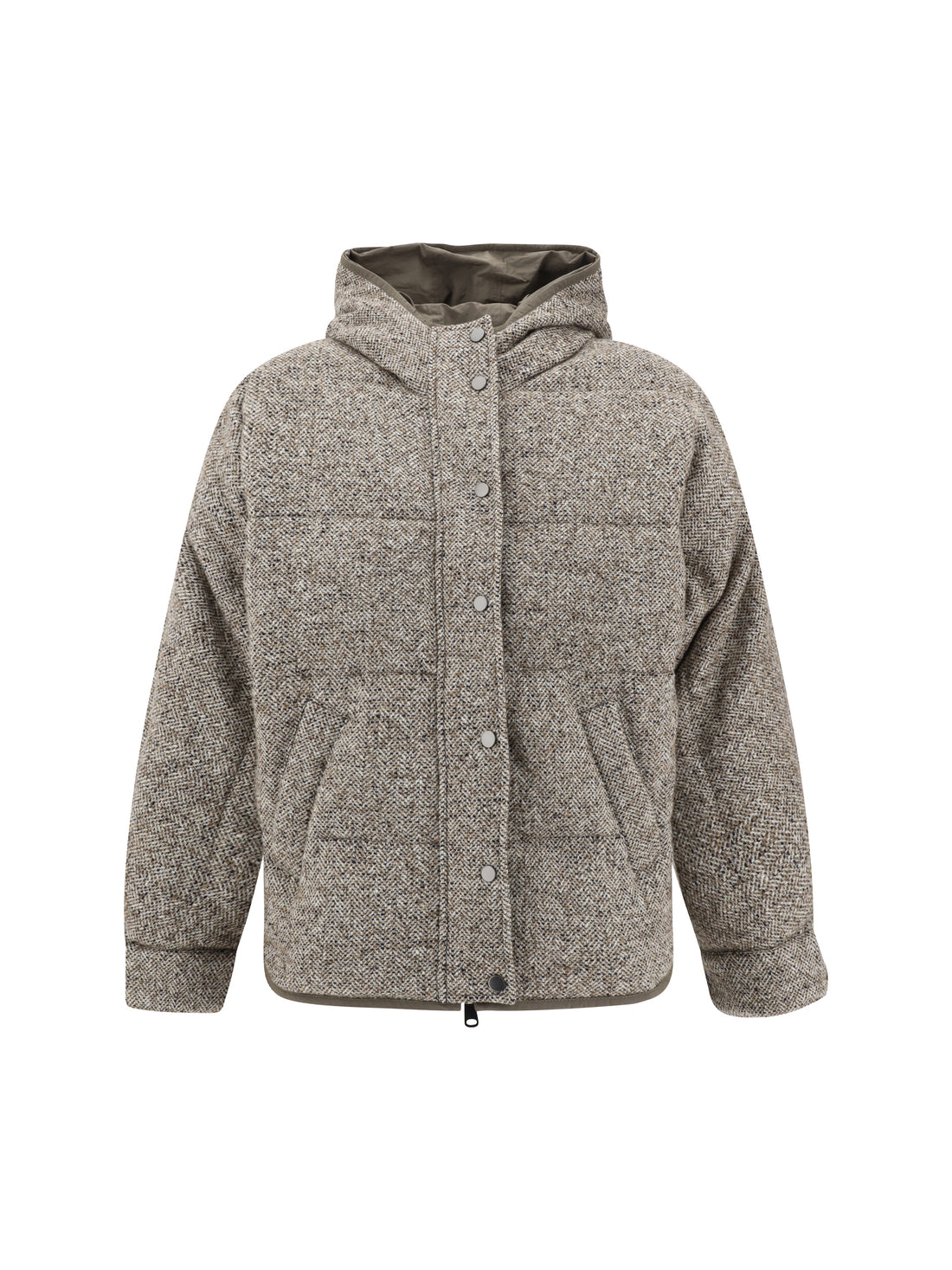 BRUNELLO CUCINELLI 44 reversible down jacket