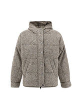 BRUNELLO CUCINELLI 44 reversible down jacket
