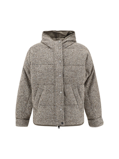 BRUNELLO CUCINELLI 44 reversible down jacket
