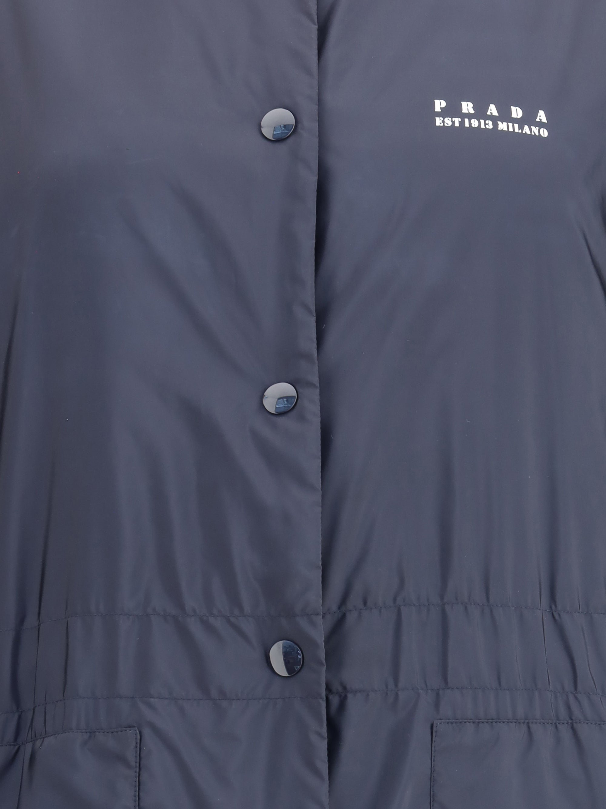 PRADA 36 long down jacket