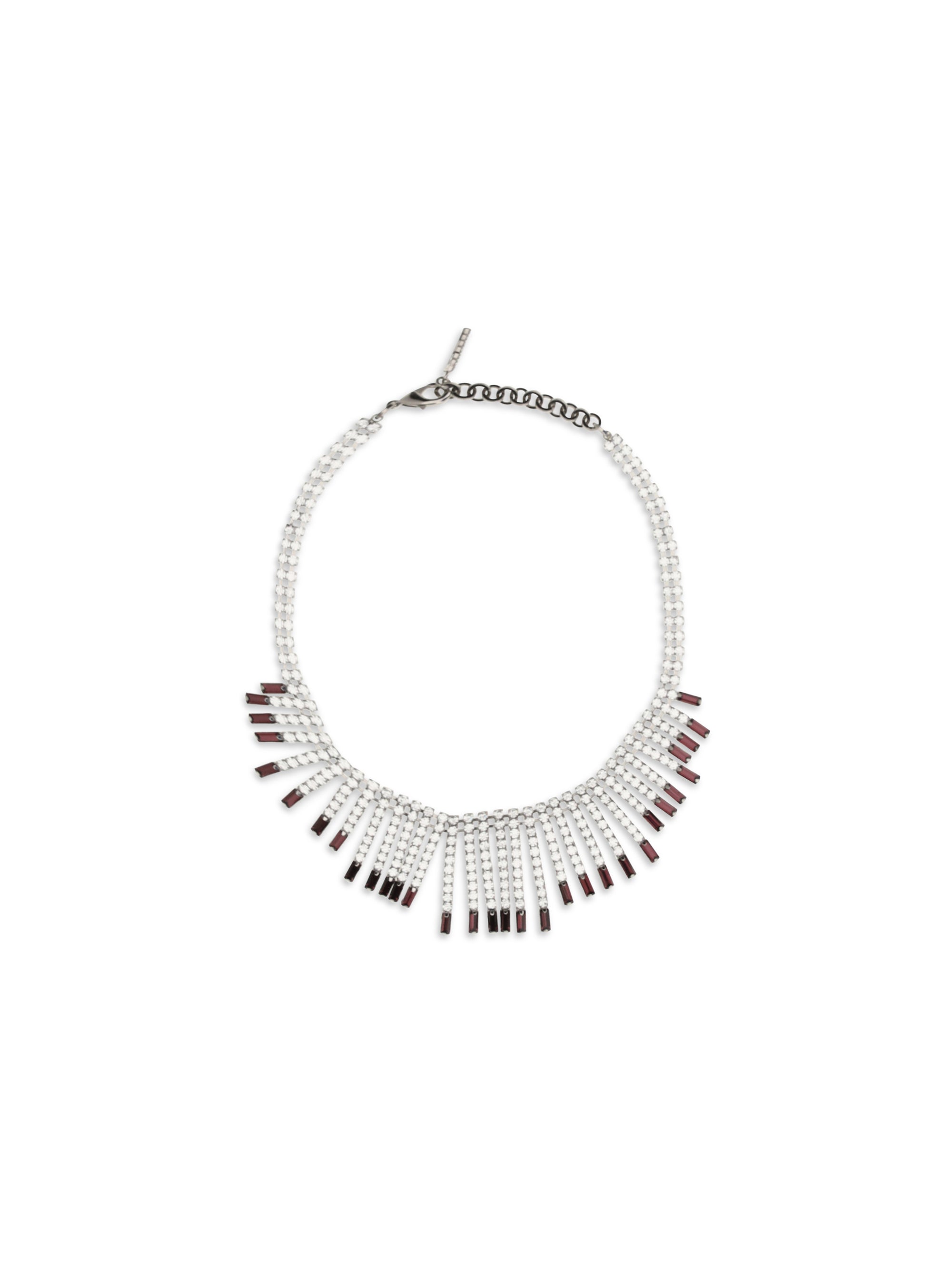 crystal fringe necklace