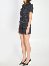 SELF PORTRAIT 10 denim mini dress