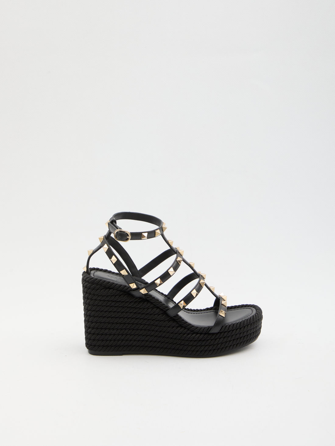 VALENTINO GARAVANI 36 rockstud wedge sandal