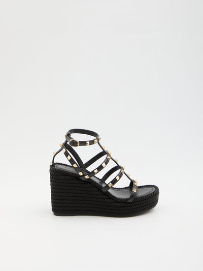 rockstud wedge sandal