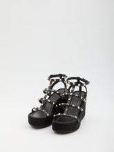 VALENTINO GARAVANI 36 rockstud wedge sandal