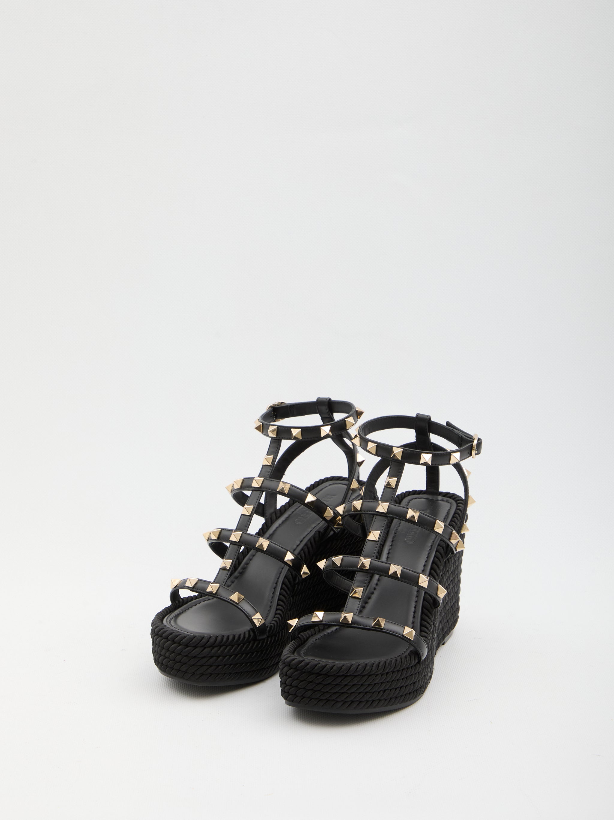 rockstud wedge sandal