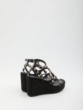 VALENTINO GARAVANI 36 rockstud wedge sandal