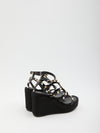 rockstud wedge sandal
