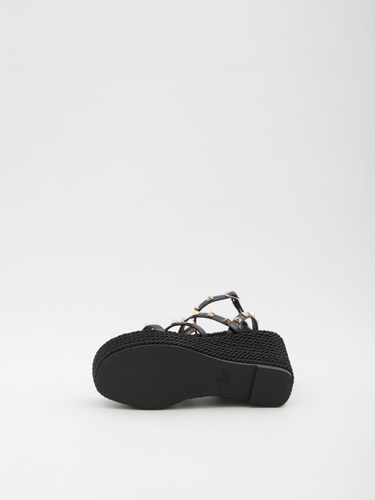 VALENTINO GARAVANI 36 rockstud wedge sandal
