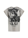 oversized printed jersey t-shirt