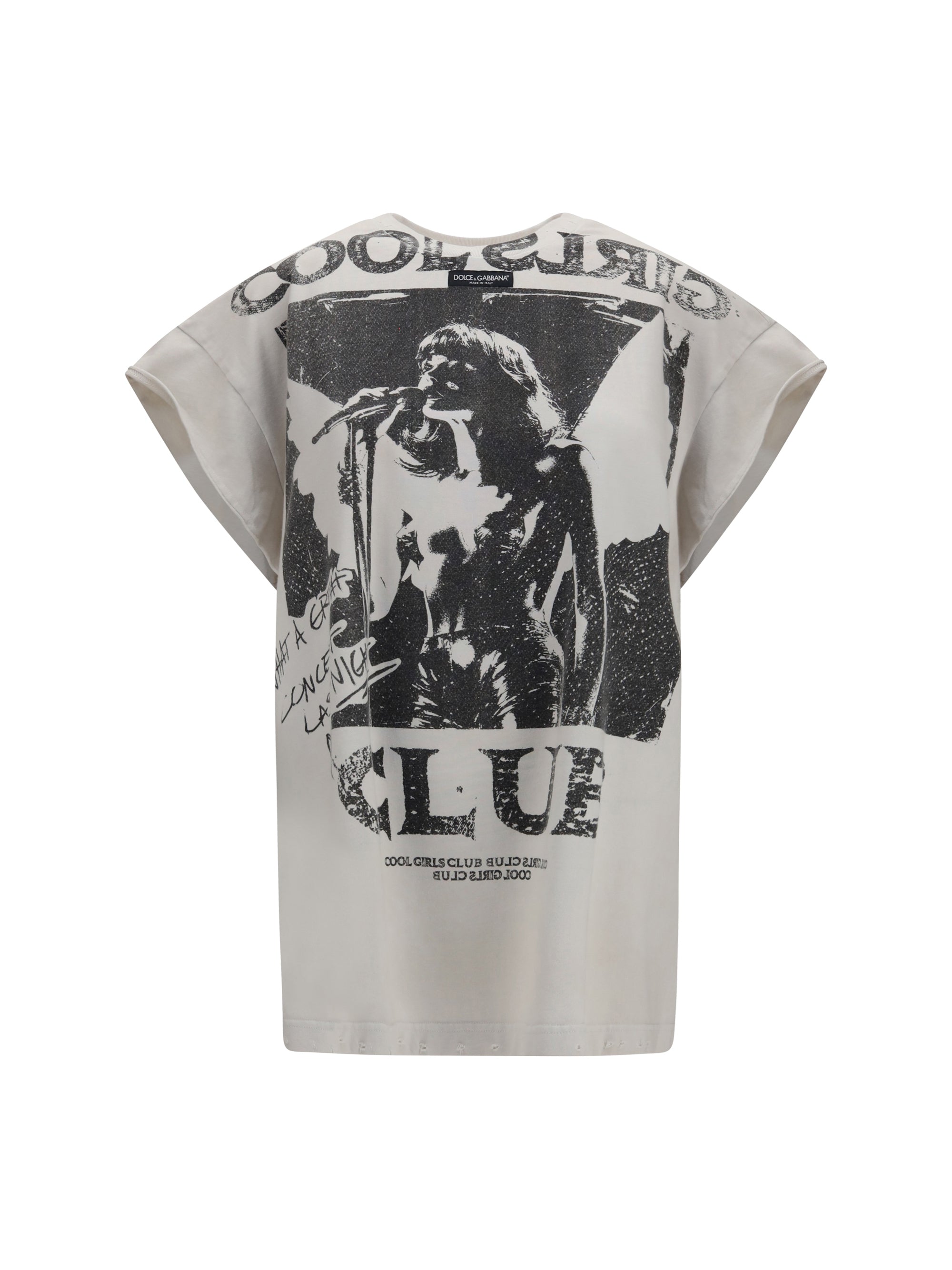 oversized printed jersey t-shirt
