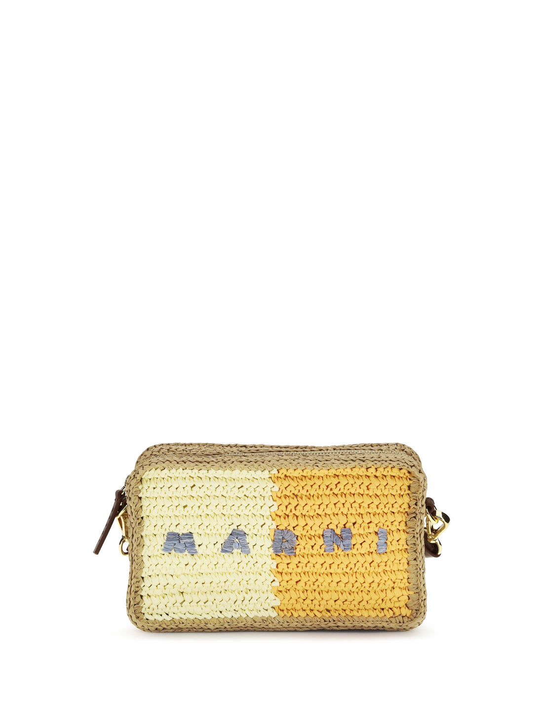 MARNI OS raffia shoulder bag
