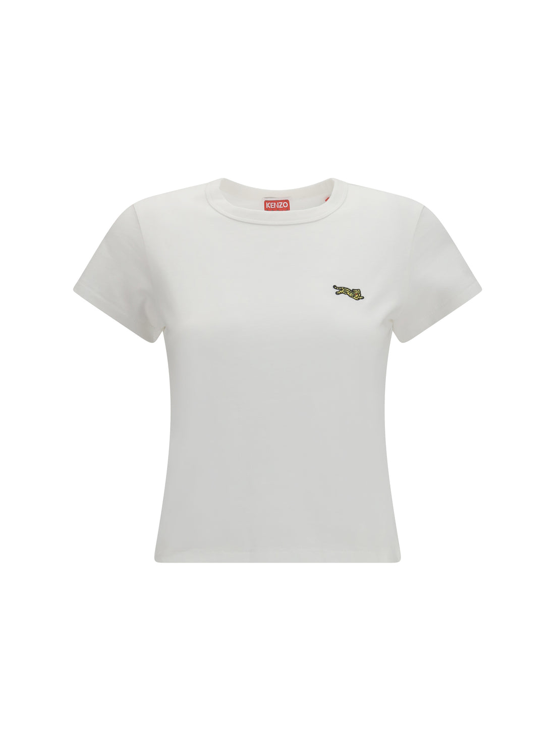 KENZO L jumping tiger embroidered cotton t-shirt