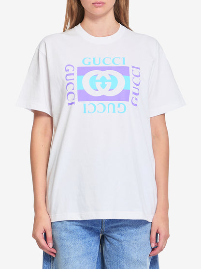 GUCCI XS logo printed t-shirt