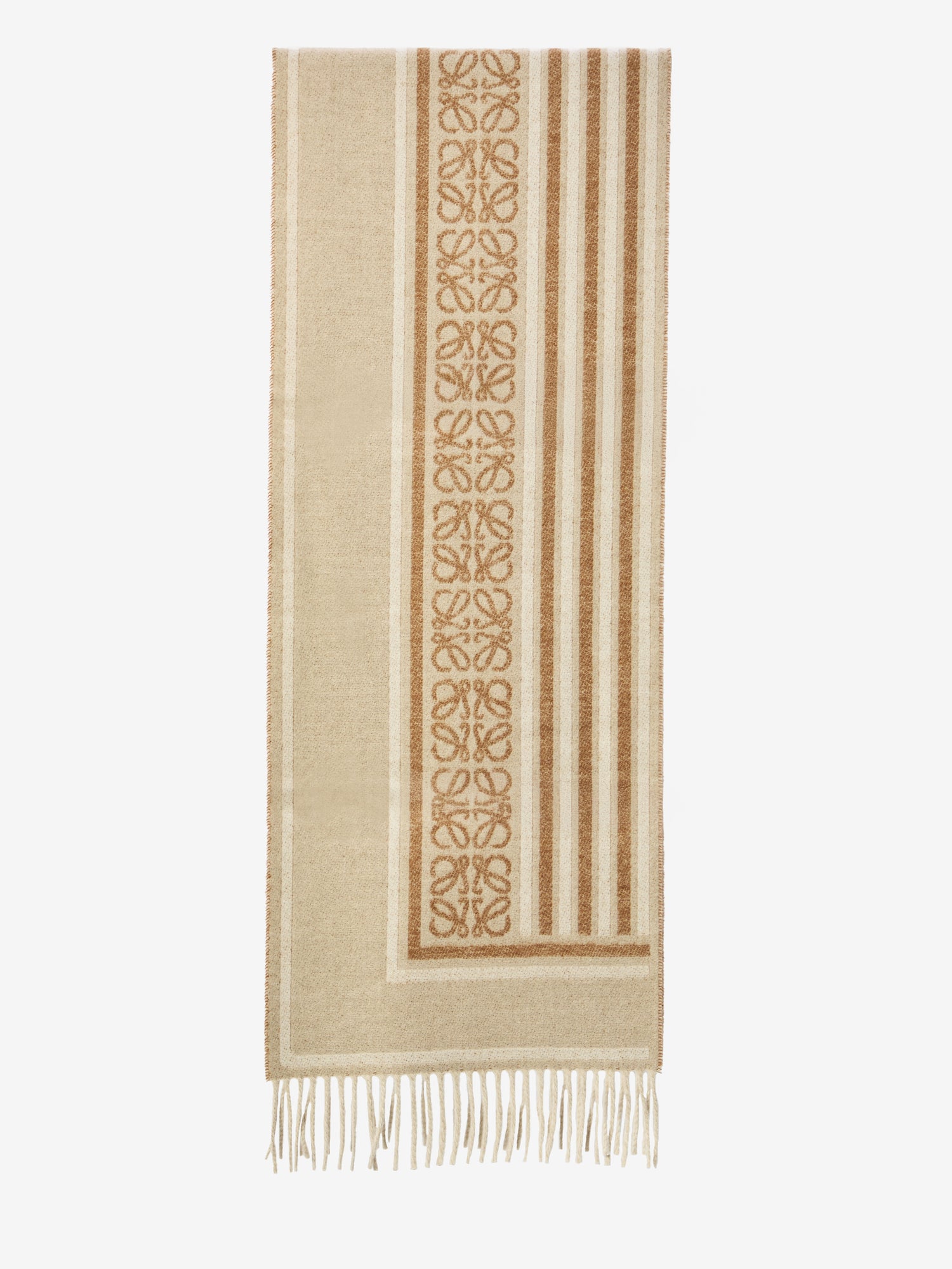 LOEWE OS anagram scarf in wool and cashmere