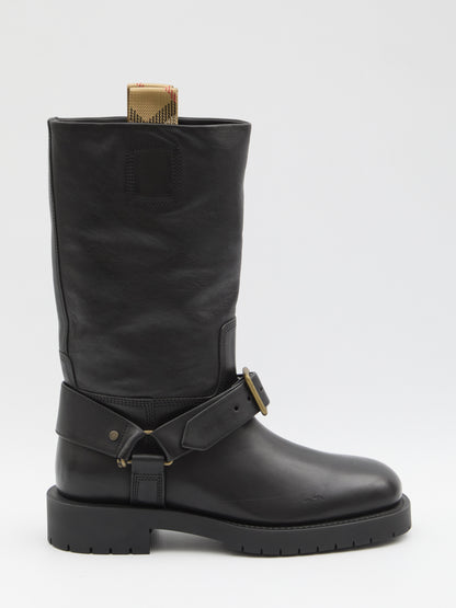 BURBERRY 36 saddle boots 