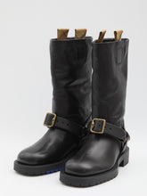 BURBERRY 36 saddle boots 