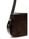 romy suede small shoulder bag
