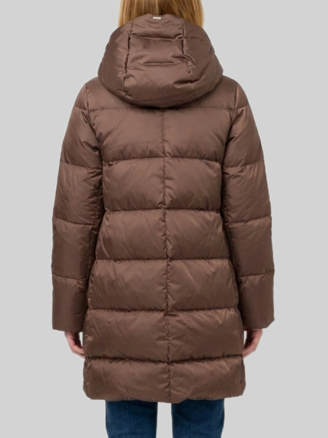 HERNO 40 a-line midi down jacket