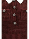 knit midi dress with statement buttons