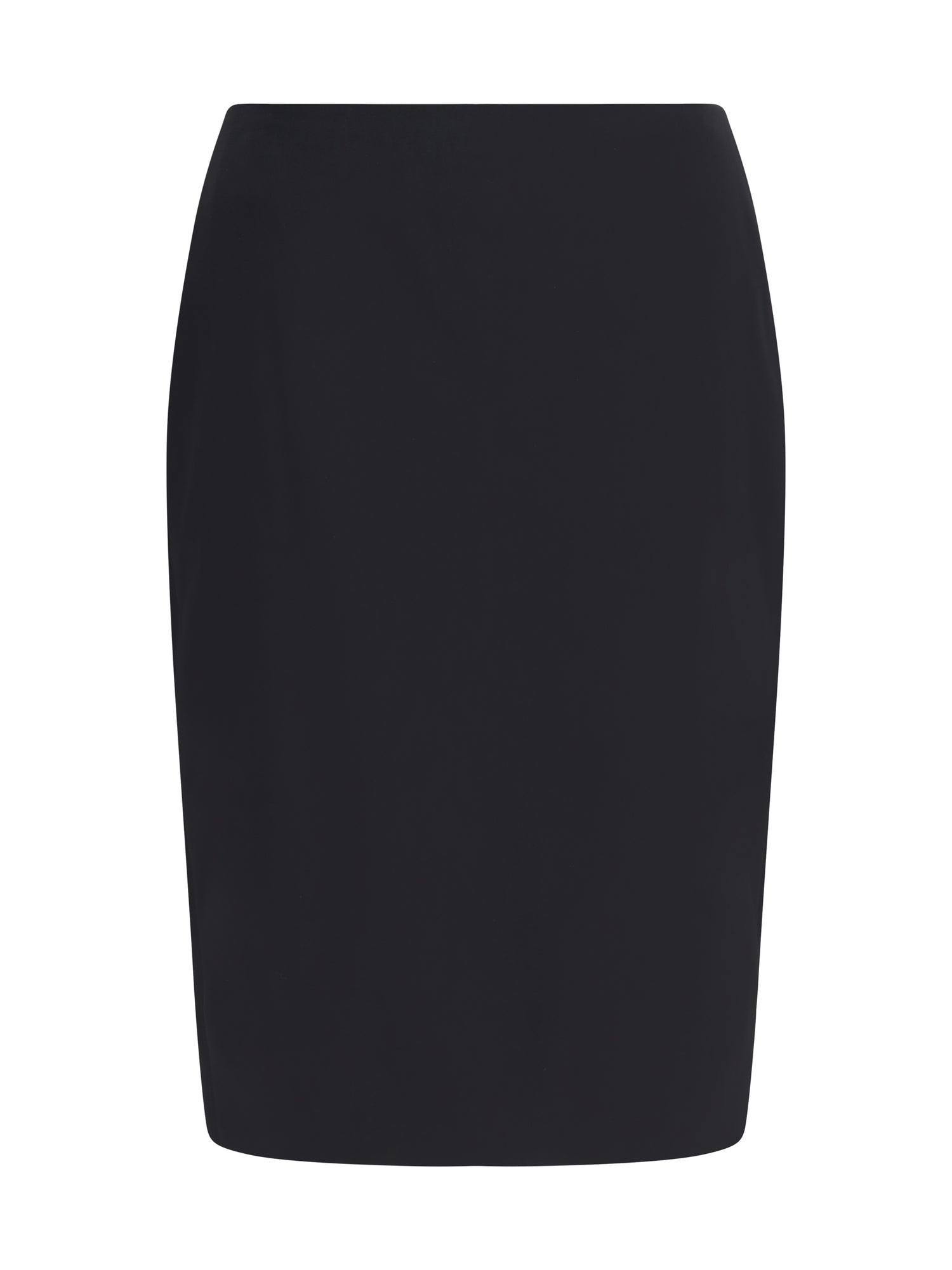 SAINT LAURENT 38 satin pencil skirt