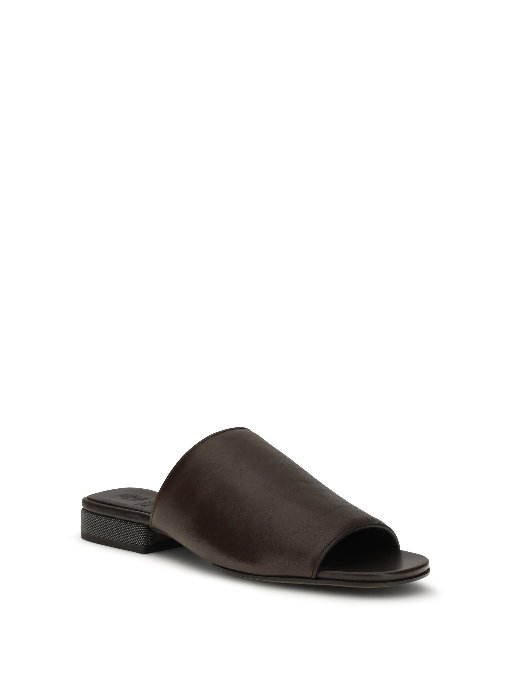 riding calfskin sandals with monili