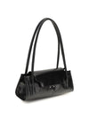 trunkette leather shoulder bag