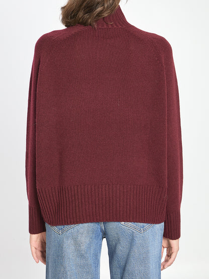 ALLUDE M turtleneck in wool and cashmere 
