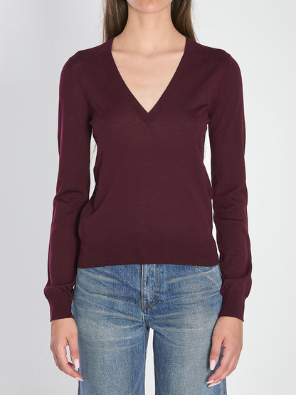 SAINT LAURENT S v-neckline pullover 