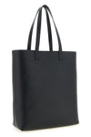 bold leather shopping bag