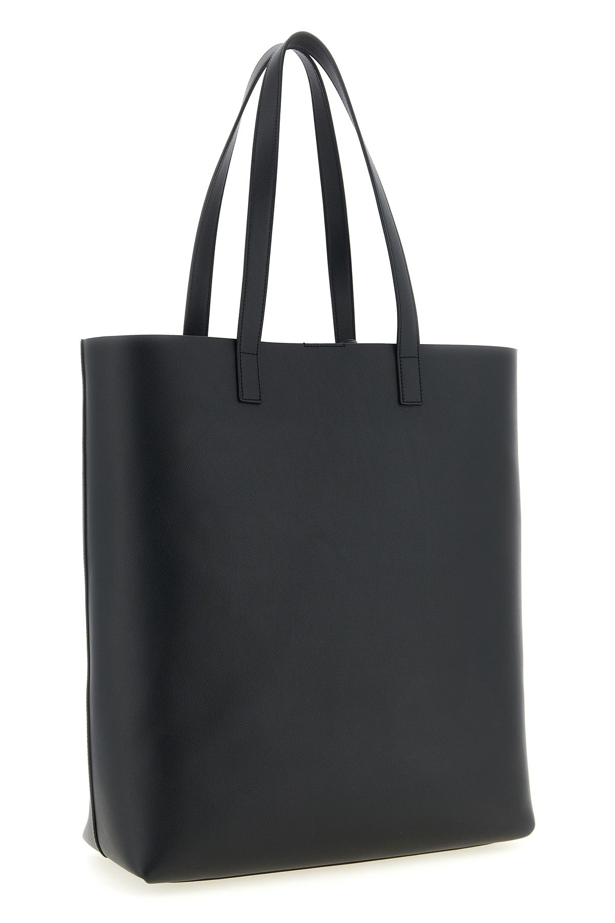 bold leather shopping bag