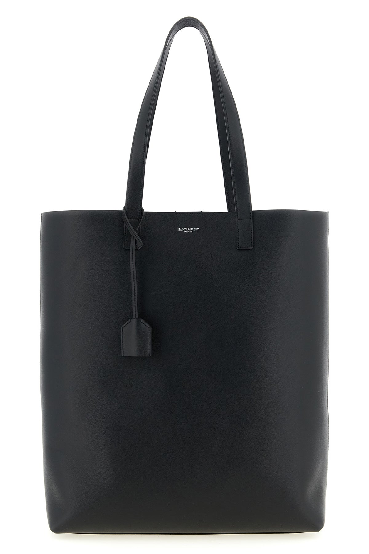 bold leather shopping bag