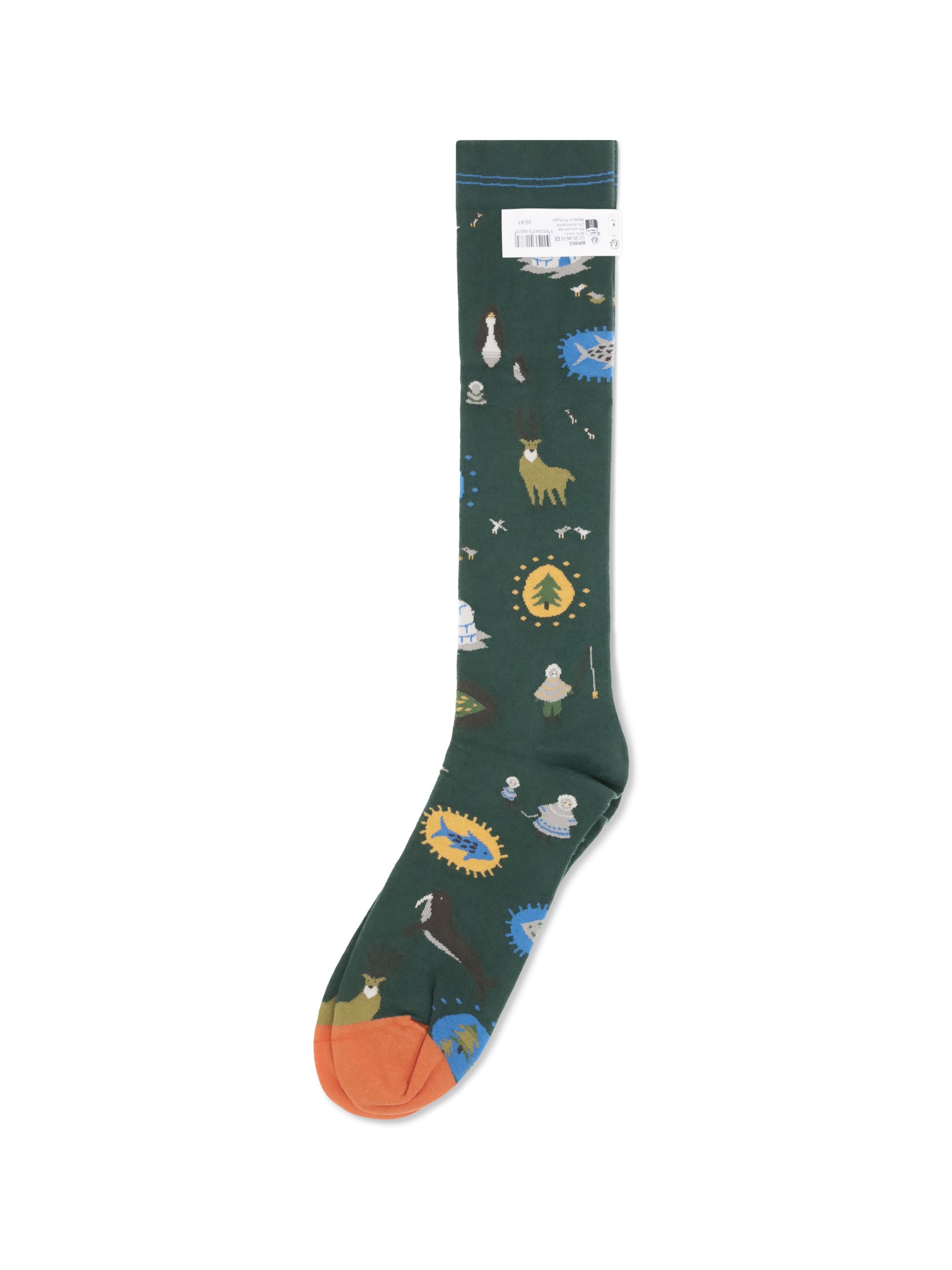 BONNE MAISON 36-38 north pole patterned socks