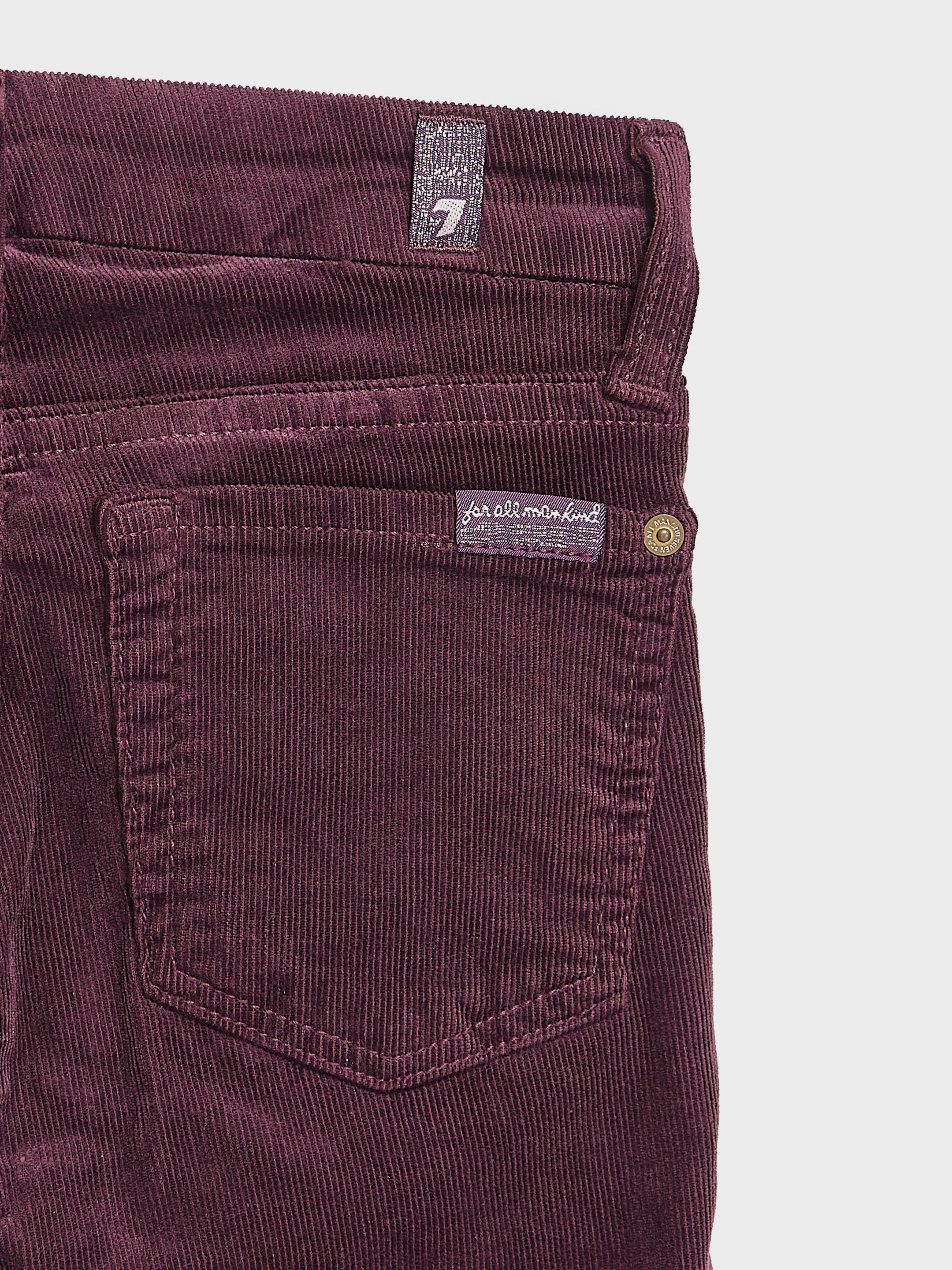 FOR ALL MANKIND 24 ribbed trousers 