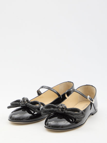 MACH&amp;MACH 37 double bow ballerinas