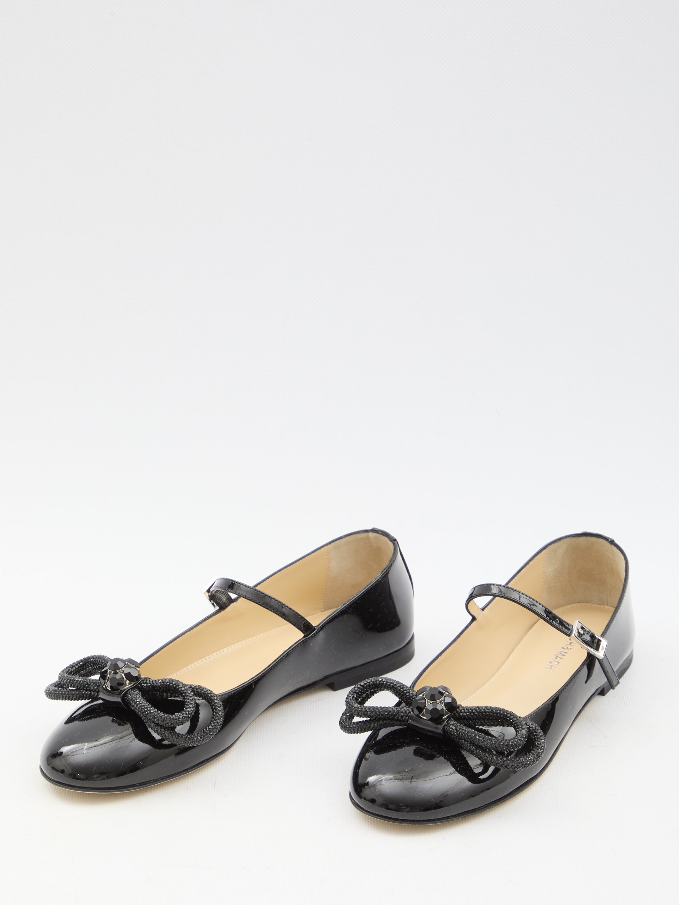 MACH&amp;MACH 37 double bow ballerinas