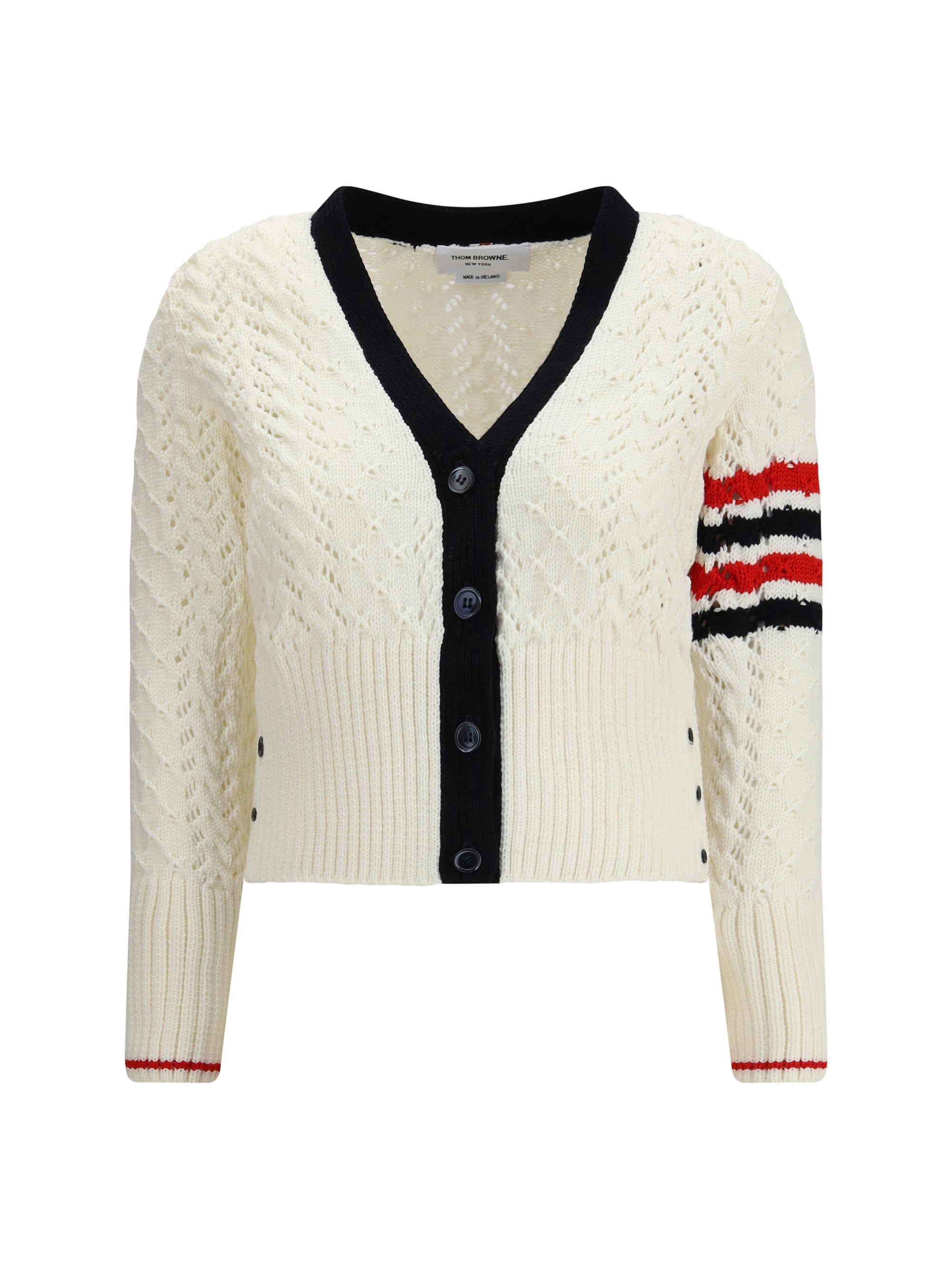 THOM BROWNE 38 v-neck cardigan 
